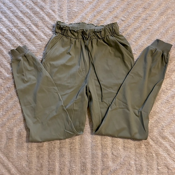 Lululemon | Stretch High Rise Joggers | Full Length | Rosemary Green | 2 - Picture 4 of 4
